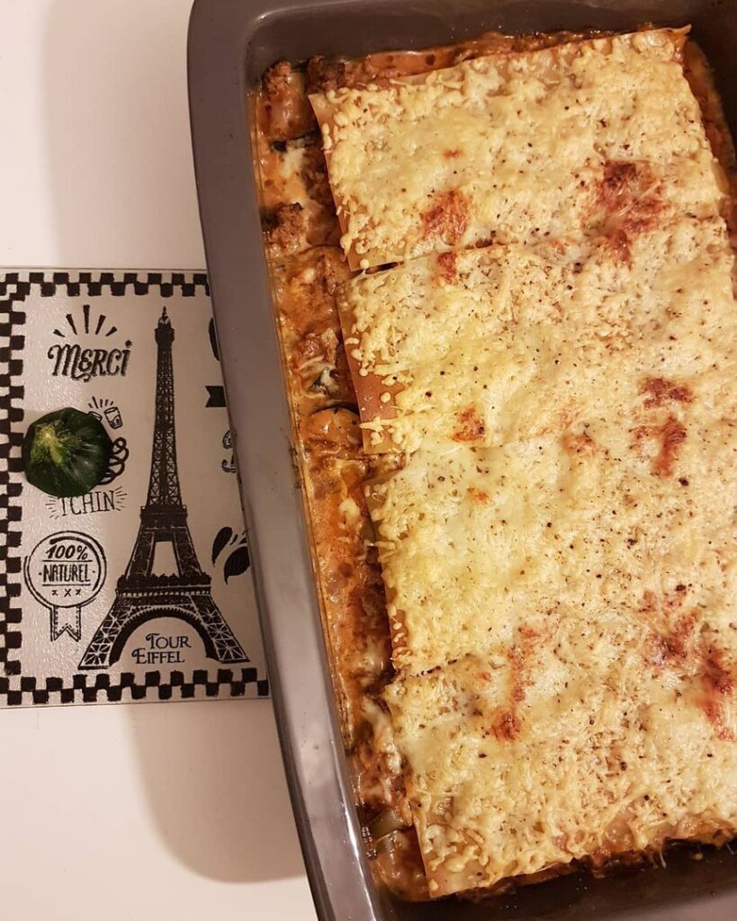 Lasagne boeuf poivron courgettes