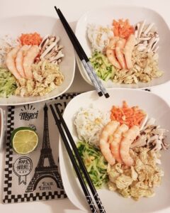Poke bowl aux crevettes