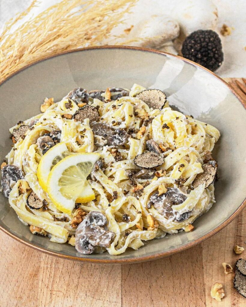 Pâtes champignon ricotta