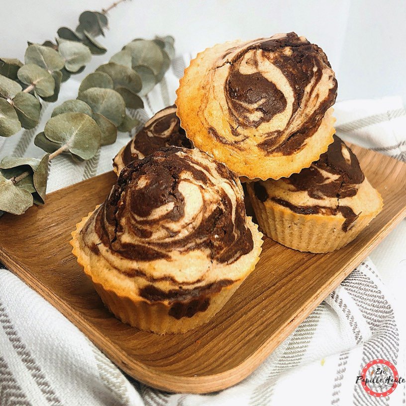 Muffins marbrés