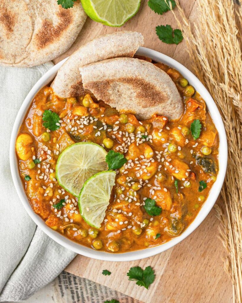 Curry de haricots blanc