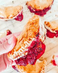 Feuilletés aux framboises
