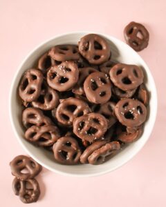 Bretzels chocolat & fleur de sel