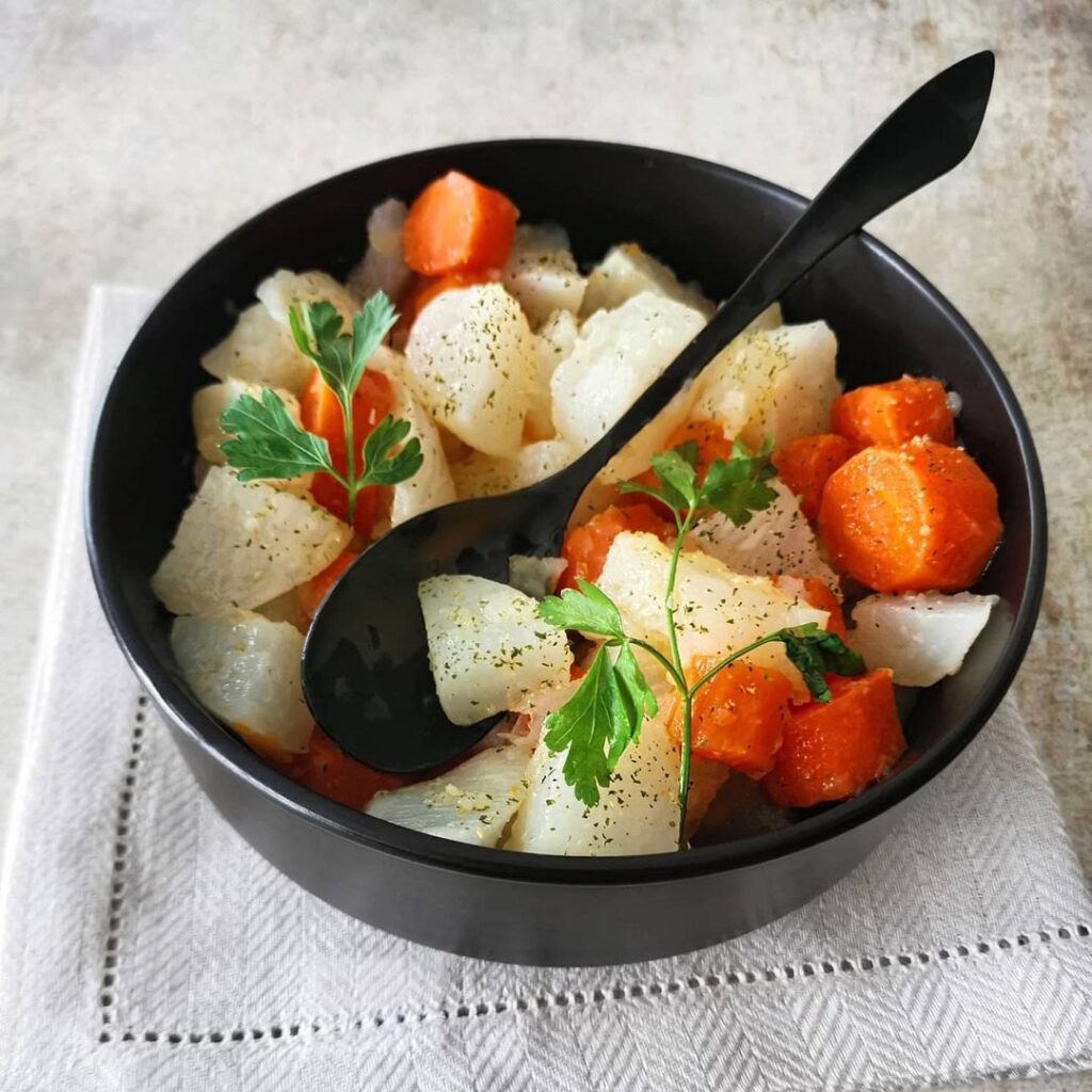 Poêlée de navets et carottes