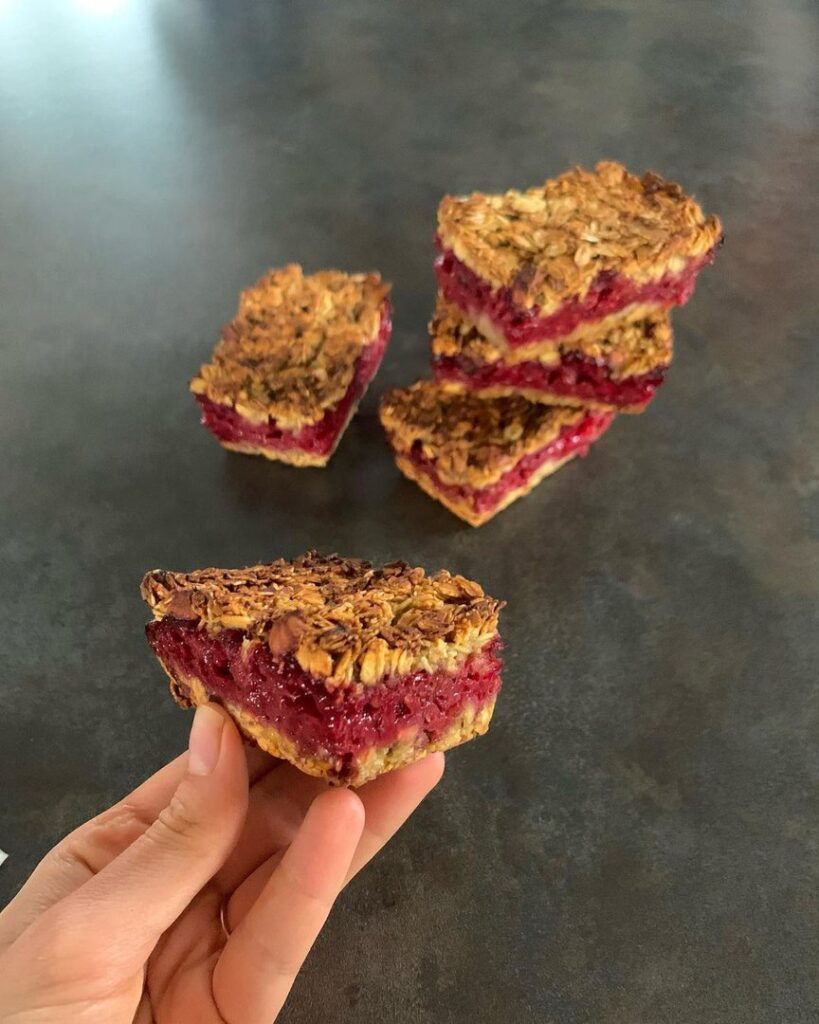 Barres banane-framboise-noisette