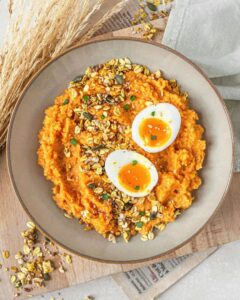 Purée de lentilles corail et carotte