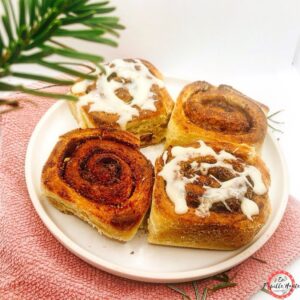 Cinnamon rolls et glaçage
