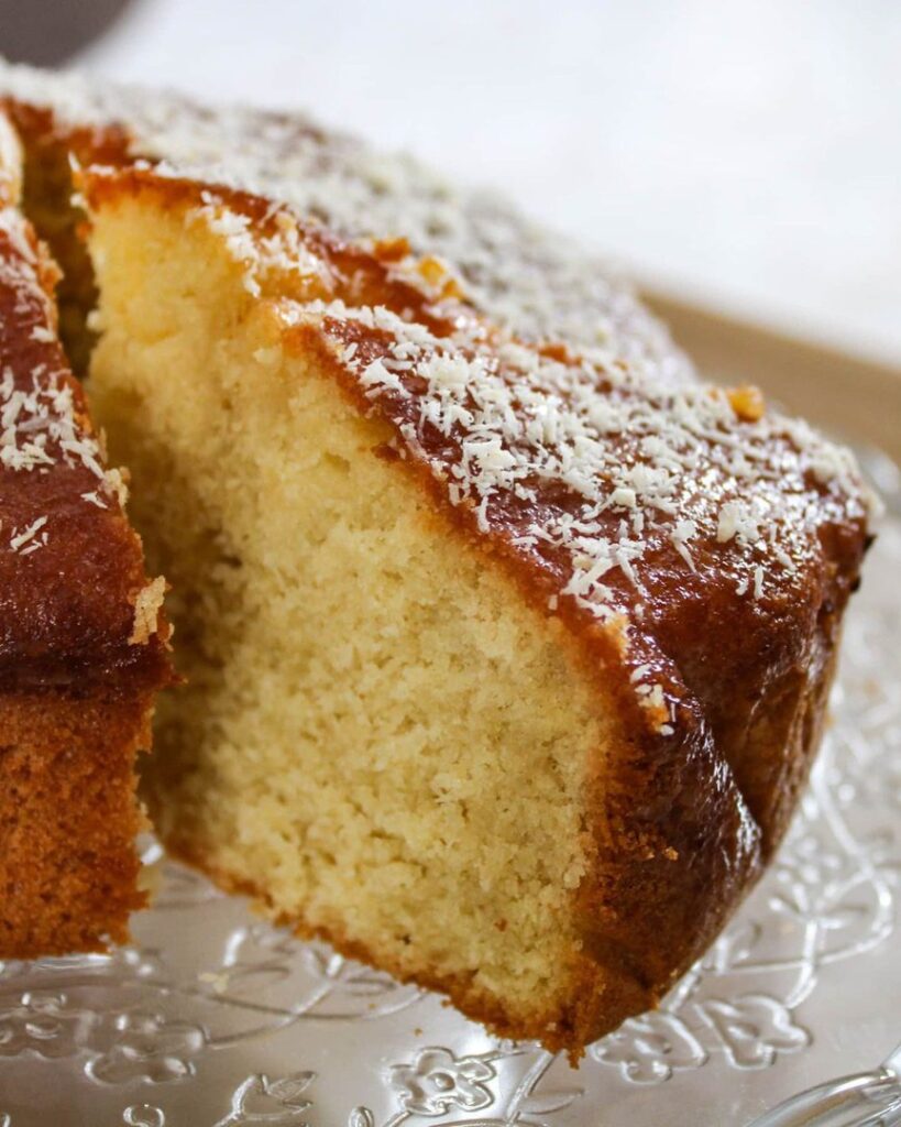 Gâteau moelleux noix de coco
