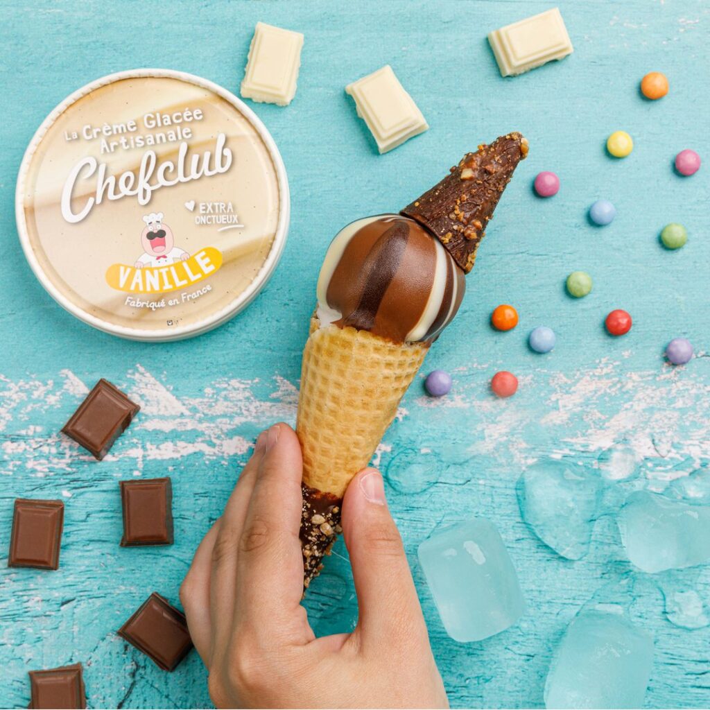Cônes glacés fait-maison