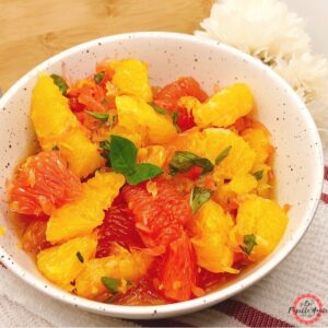 Salade d&rsquo;agrumes au basilic
