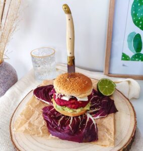 Burgers de betterave et avocat
