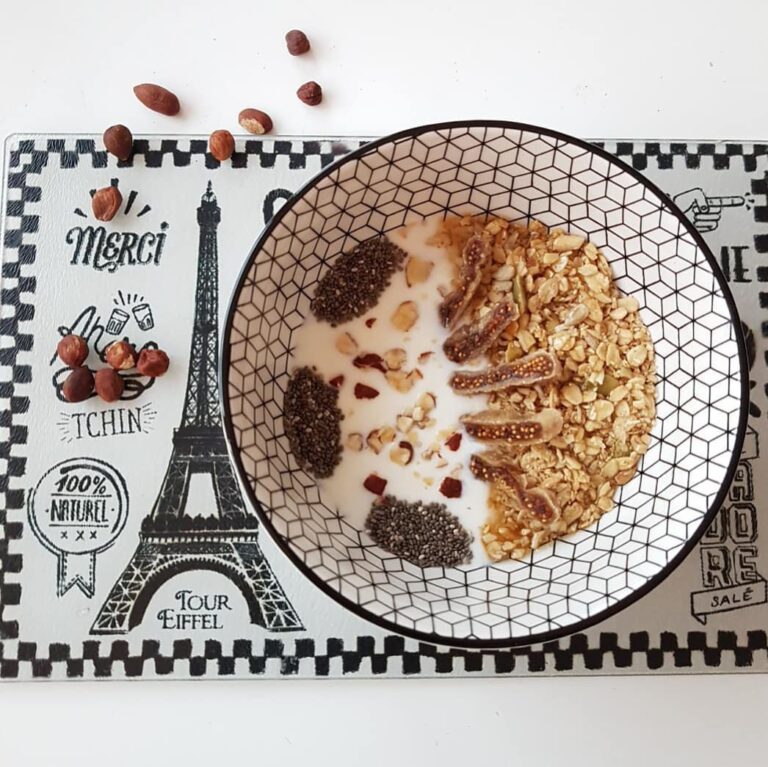Power bowl figue noisettes granola