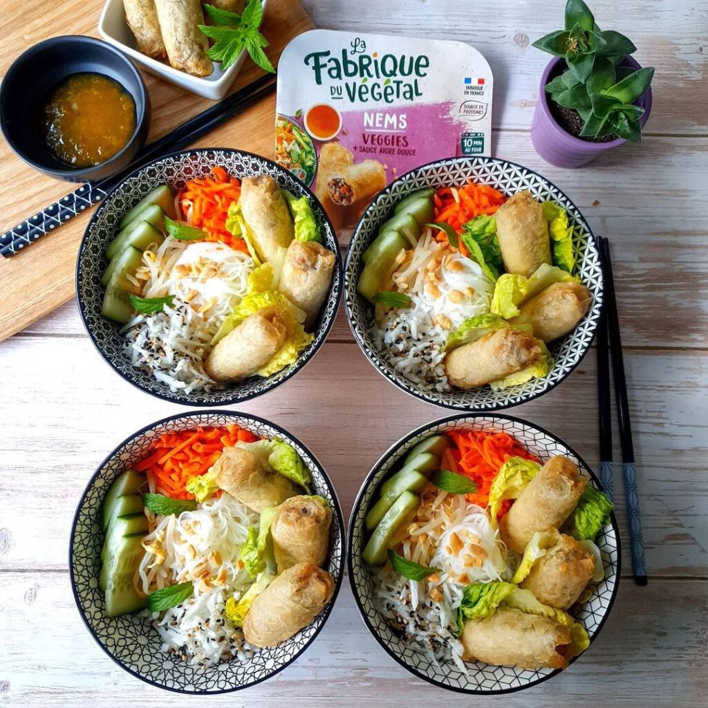 Bò bun aux nems