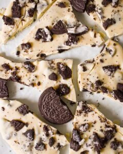 Tablette oreos et chocolat blanc