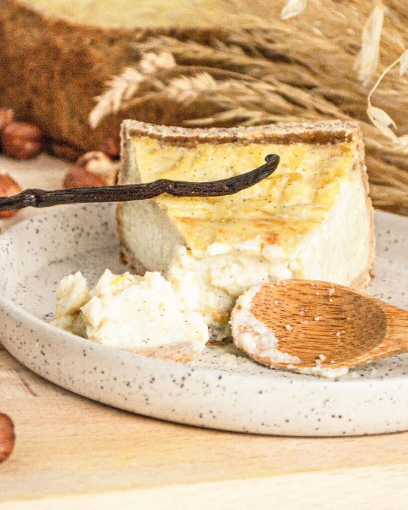 Flan pâtissier vanille et noisettes
