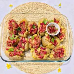 Pommes de terres sauce chimichurri revisitée