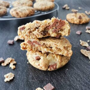 Cookies corn flakes et pépites de chocolat