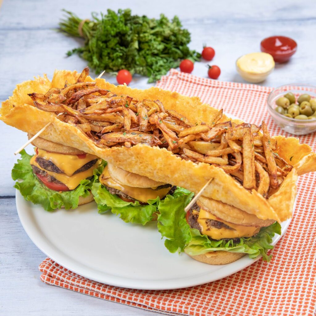 Double bacon cheeseburger