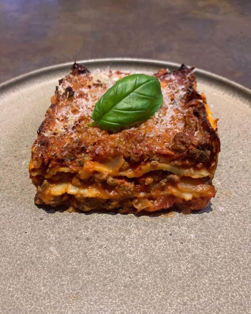 Lasagnes a la bolognaise & béchamel sans beurre