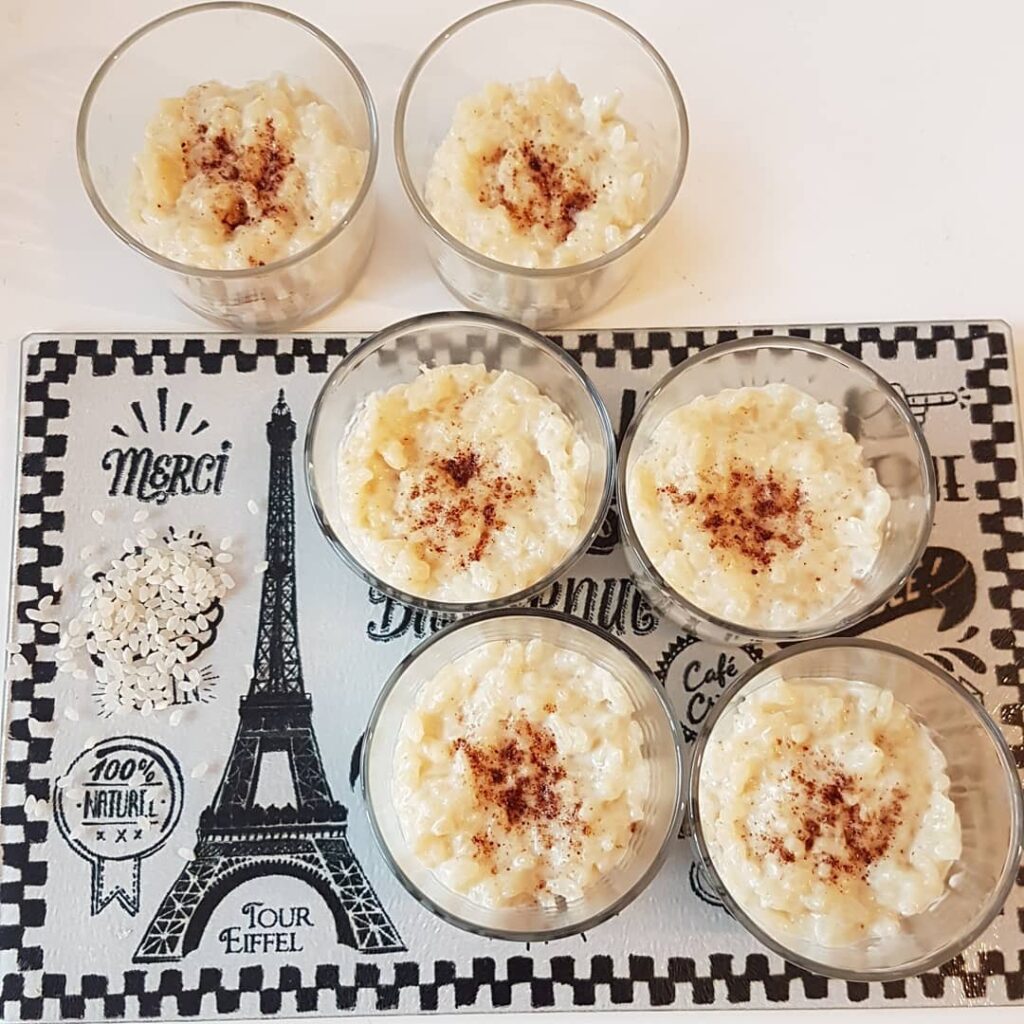 Riz au lait vanille