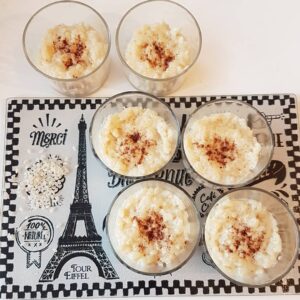 Riz au lait vanille