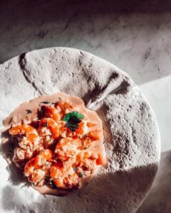 Riz thaï aux crevettes