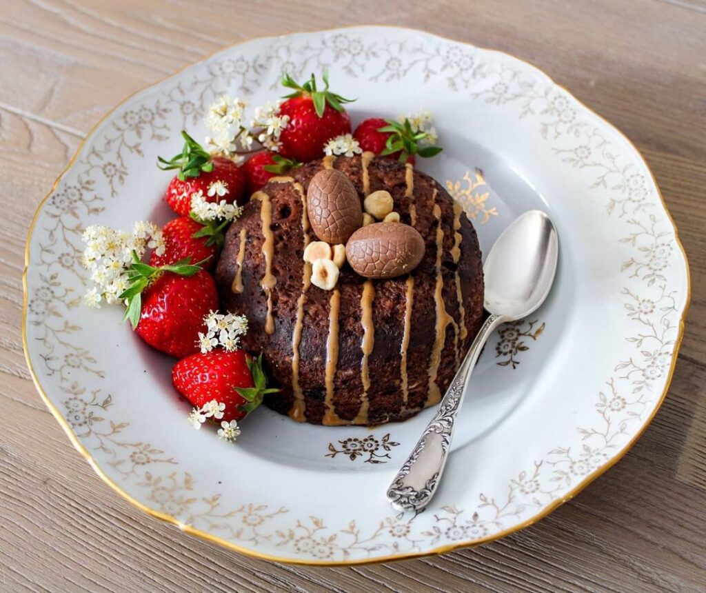 Cake noisette chocolat