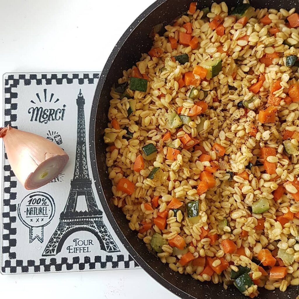 Blé carottes courgettes