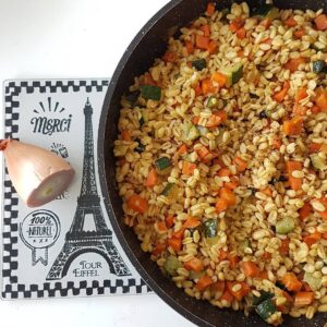 Blé carottes courgettes