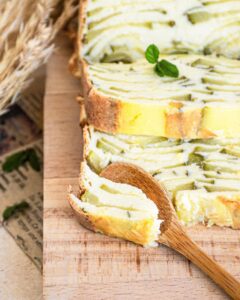 Flan de courgette et chèvre léger et protéiné