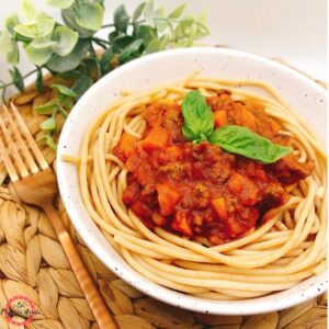Spaghettis à la bolognaise