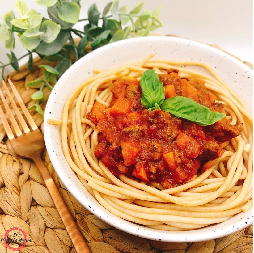 Spaghettis à la bolognaise