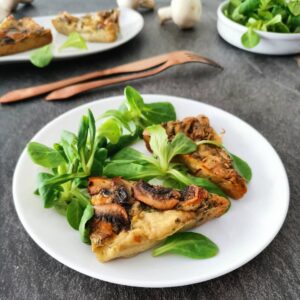 Quiche sans pâte champignons munster