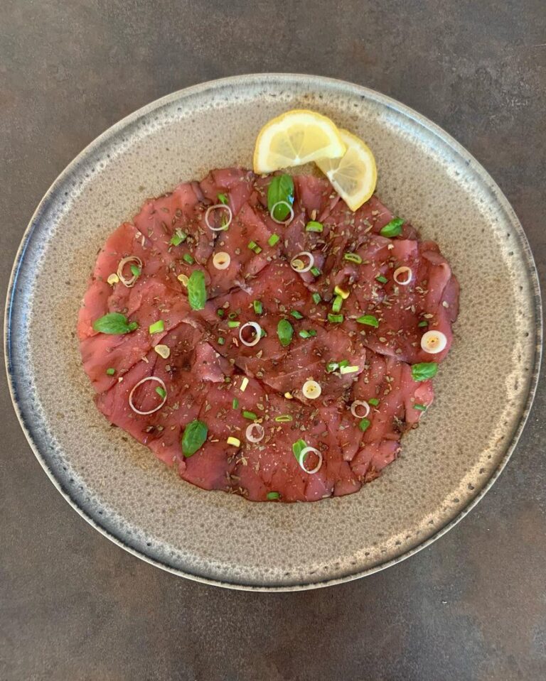 Carpaccio de thon Carpaccio de thon