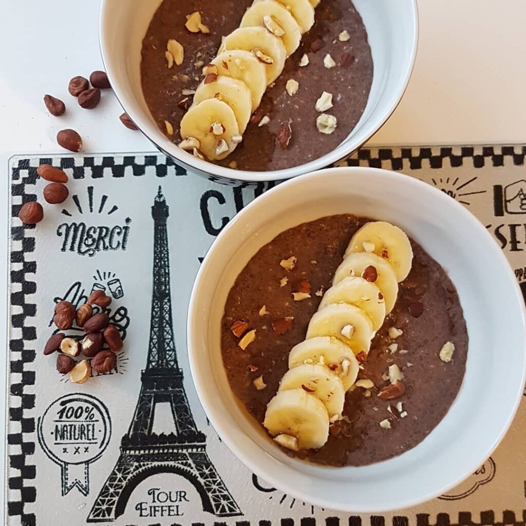 Pudding de graines de chia au chocolat