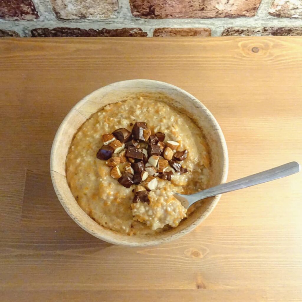 Porridge façon carrot cake
