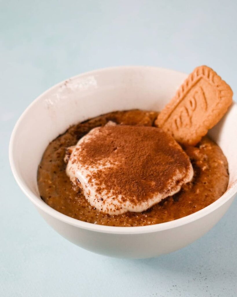 Porridge façon tiramisu