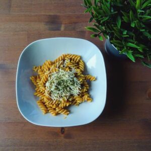 Pâtes à la crème de butternut