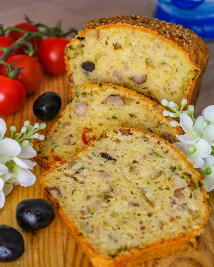 Cake aux deux olives et thon