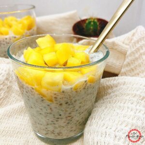 Crème de chia à la mangue