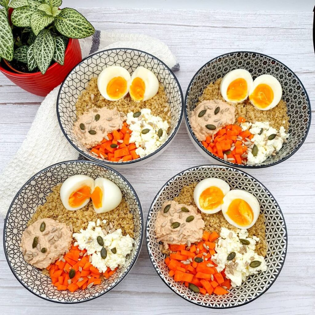 Poke bowl thon quinoa