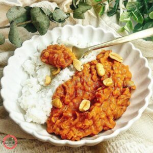 Lentilles corail au curry et coco