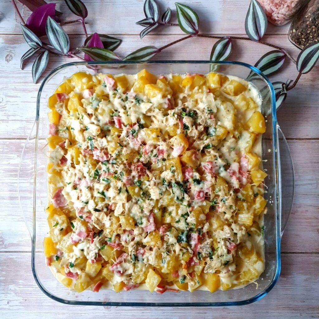 Gratin de pommes de terre jambon coulommiers