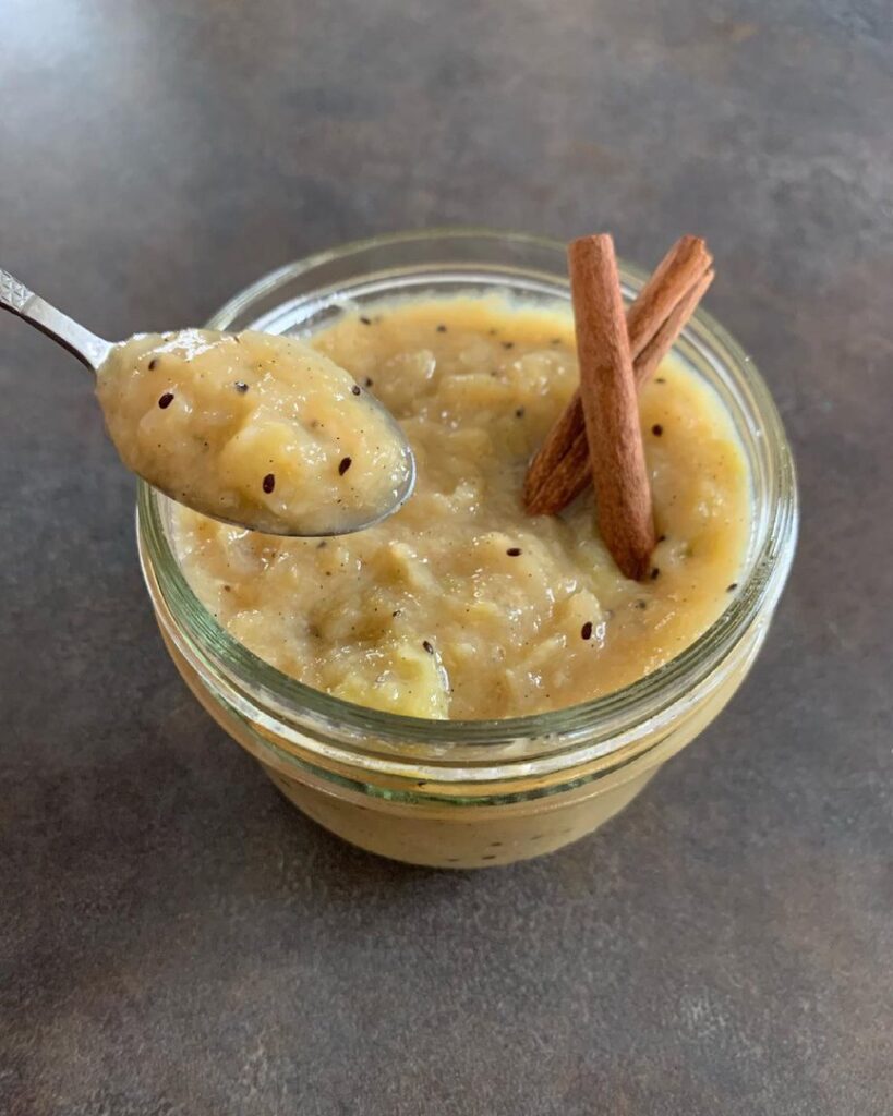 Compote de pommes-bananes-kiwi