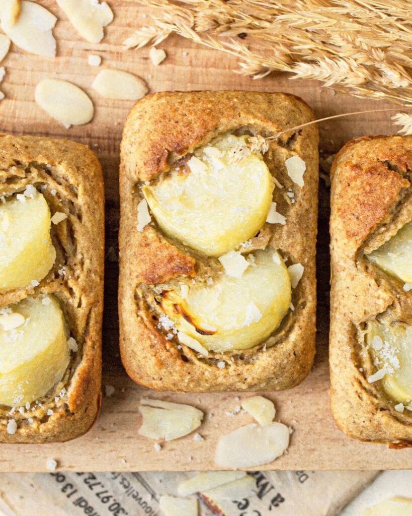 Mini moelleux amandes et pêches