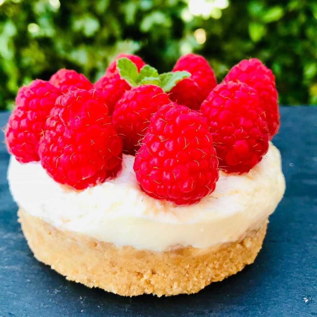 Cheesecakes aux framboises