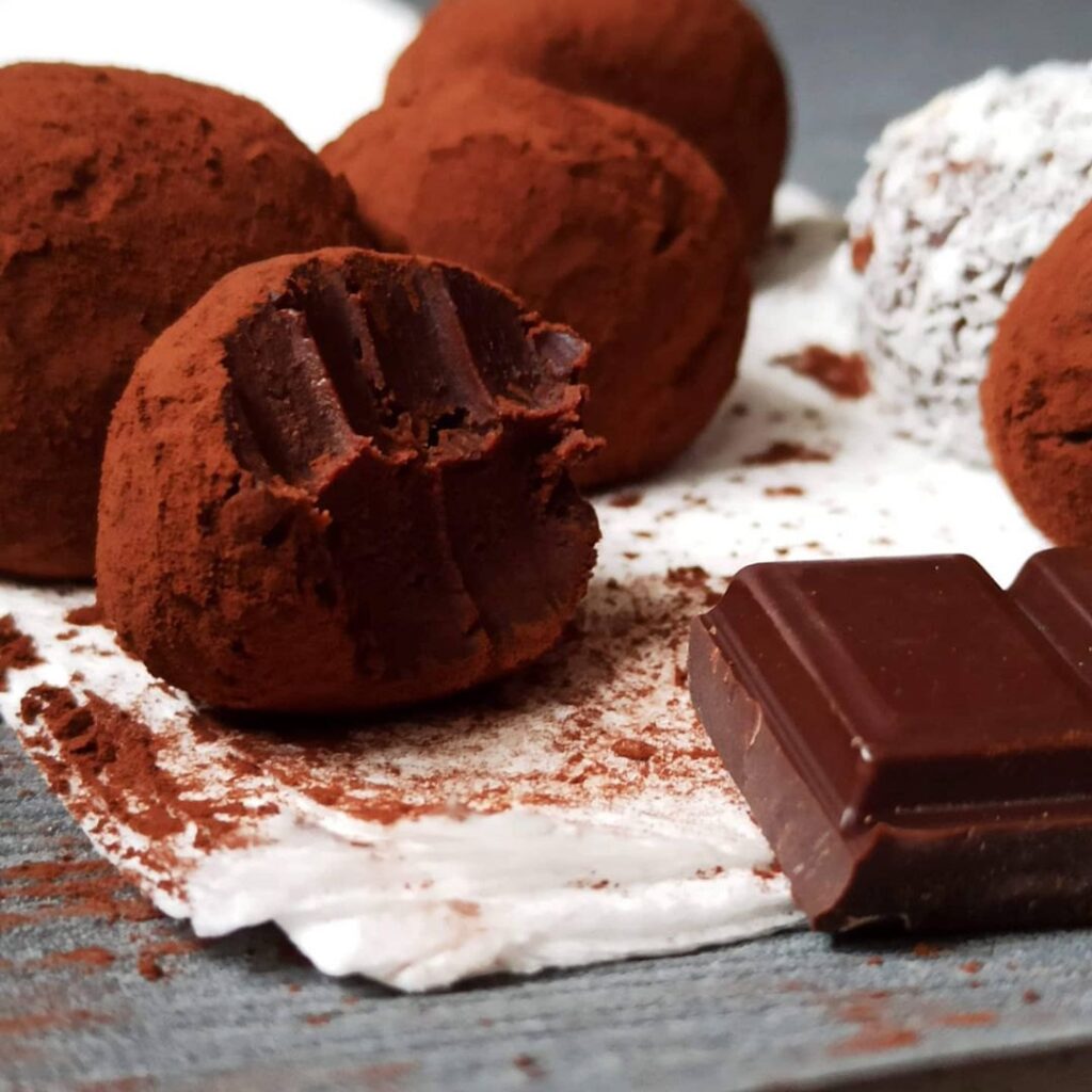 Truffes au chocolat vegan