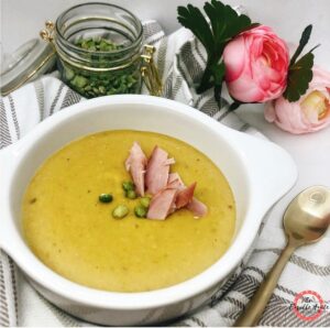 Velouté de pois cassés à la coco