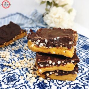 Bouchée crunchy à la cacahuète et au chocolat