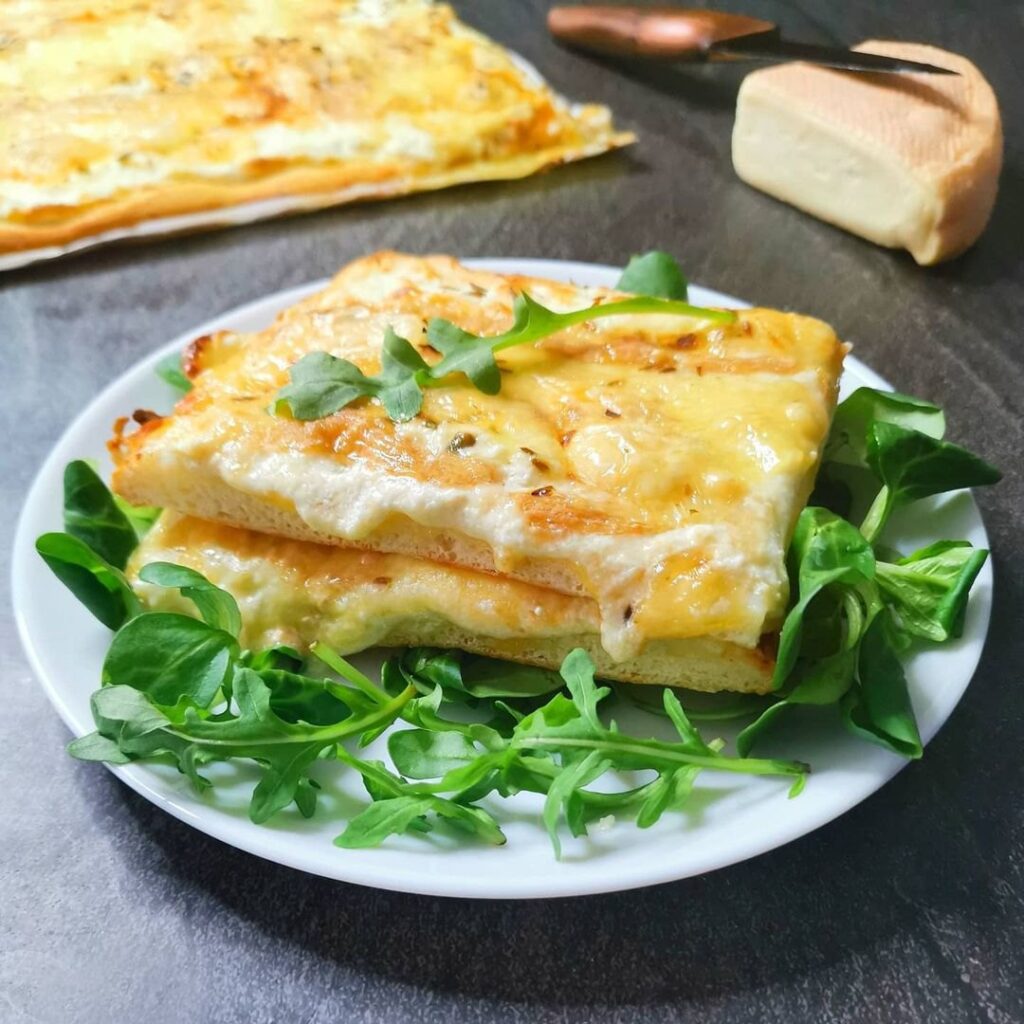 Pizza munster ricotta et cumin